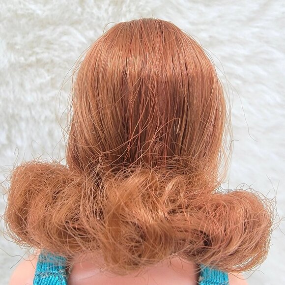 Vintage Barbie Mod Era Twinkle Togs #1854 Quick Curl Kelley #4221 HTF Redhead - Picture 10 of 13